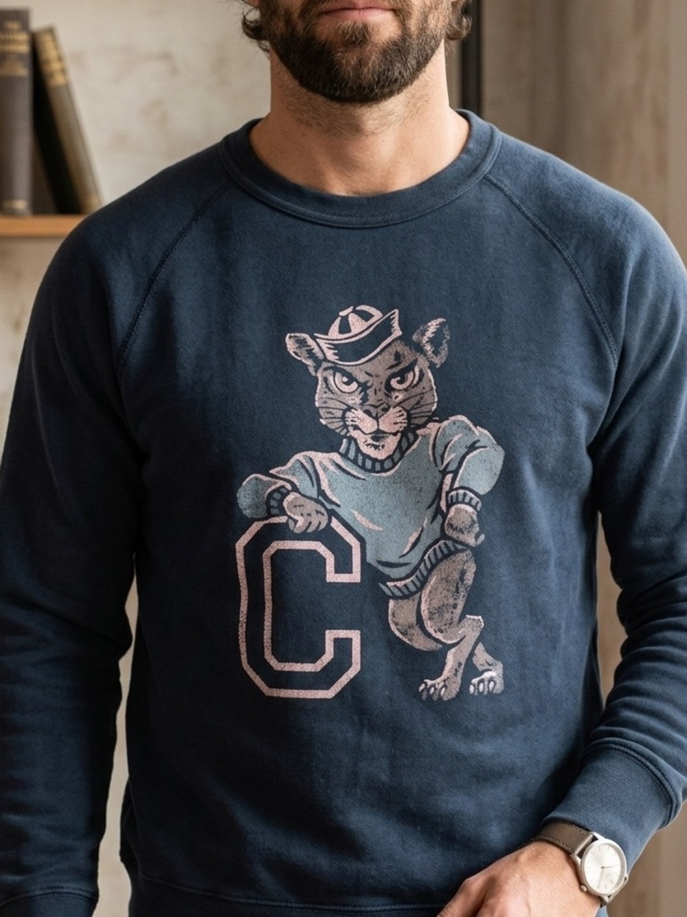Todd Snyder x Champion Collaborator Sweatshirt with Red‎ Stitching